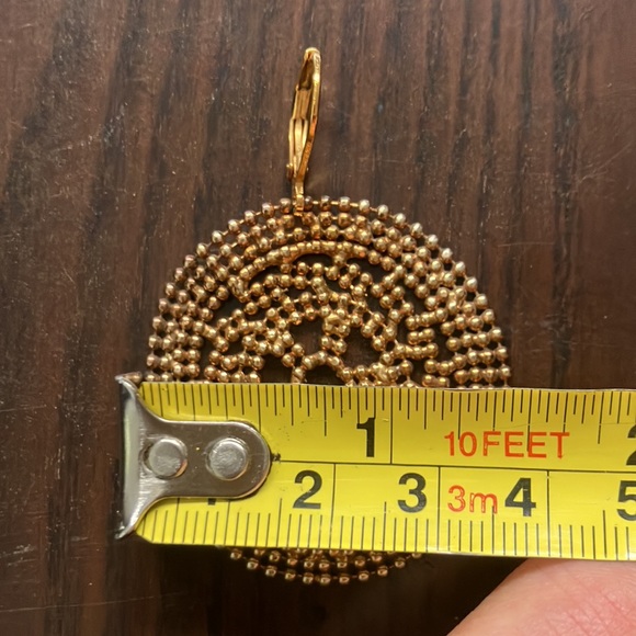 Joan Rivers gold colored earrings - Picture 3 of 3